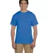 Fruit of the loom 3930R 3931 Adult Heavy Cotton HD in Retro heather royal front view