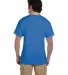 Fruit of the loom 3930R 3931 Adult Heavy Cotton HD in Retro heather royal back view