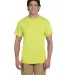 Fruit of the loom 3930R 3931 Adult Heavy Cotton HD in Neon yellow front view