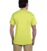 Fruit of the loom 3930R 3931 Adult Heavy Cotton HD in Neon yellow back view