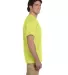 Fruit of the loom 3930R 3931 Adult Heavy Cotton HD in Neon yellow side view