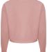 AWDis JHA035 Women's Cropped Pullover Sweatshirt in Dusty pink back view