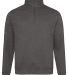 AWDis JHA046 Sophomore Quarter-Zip Pullover Fleece in Charcoal front view