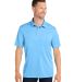 HUK  H120558 Pursuit Performance Polo in Marolina blue front view