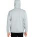 HUK  H130093 Performance Hooded Fleece Sweatshirt in Harbor mist heather back view