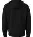 Independent Trading Co. - Hi-Tech Full-Zip Hooded  Black back view
