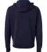 Independent Trading Co. - Hi-Tech Full-Zip Hooded  Classic Navy back view