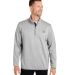HUK  H130098 Cold Front Quarter-Zip Pullover in Harbor mist heather front view