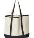OAD Bags OAD103 Promotional Heavyweight Large Beac in Natural/black back view