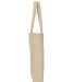 OAD Bags OAD106 Gusseted Tote in Natural side view