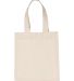 OAD Bags OAD115 Small Canvas Tote in Natural back view