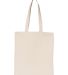OAD Bags OAD117 Large Canvas Tote in Natural back view
