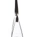 OAD Bags OAD5006 OAD Clear Zippered Tote with Full in Black side view