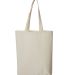 OAD Bags OAD106R Midweight Recycled Gusseted Tote in Recycled natural back view