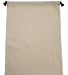 OAD Bags OAD119R Double Cinch Recycled Canvas Shoe in Recycled natural front view