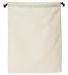 OAD Bags OAD119R Double Cinch Recycled Canvas Shoe in Recycled natural back view