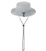HUK  H300433 Solid Booney in Harbor mist back view
