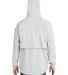 HUK  H400148 Rover Rain Jacket in Harbor mist back view