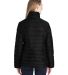Spyder 187336 Women's Insulated Puffer Jacket in Black/ red back view