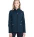 Spyder 187337 Women's Transport Soft Shell Jacket in Frontier/ black front view