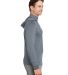 Swannies SWV600 Vandyke Quarter-Zip Pullover Hoode in Graphite side view