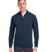 Tasc Performance TM109AB Carrollton Quarter-Zip Pu in Classic navy front view