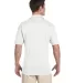 Jerzees J100 Adult Cotton Jersey Polo in White back view