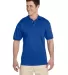 Jerzees J100 Adult Cotton Jersey Polo in Royal front view