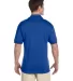 Jerzees J100 Adult Cotton Jersey Polo in Royal back view
