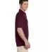 Jerzees J100 Adult Cotton Jersey Polo in Maroon side view