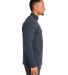 Swannies SWE500 Emery Quarter-Zip Pullover in Navy heather side view