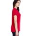 Under Armour 1305510 Women's Locker 2.0 T-Shirt in Red/ metallic silver side view