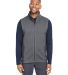 Spyder S17274 Pursuit Vest in Black heather/ polar front view