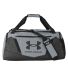 Under Armour 1369222 Undeniable 5.0 SM Duffle Bag in Pitch grey medium heather/ black front view