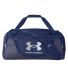 Under Armour 1369223 Undeniable 5.0 MD duffle bag in Midnight navy/ metallic silver front view