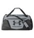 Under Armour 1369224 Undeniable 5.0 LG Duffle Bag in Pitch grey medium heather/ black front view