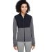 Spyder s17299 Women's Pursuit Jacket in Black heather/ black front view