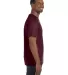 Jerzees 29 Adult 50/50 Blend T-Shirt in Maroon side view