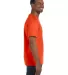 Jerzees 29 Adult 50/50 Blend T-Shirt in Burnt orange side view