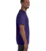 Jerzees 29 Adult 50/50 Blend T-Shirt in Deep purple side view