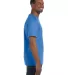 Jerzees 29 Adult 50/50 Blend T-Shirt in Columbia blue side view