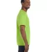 Jerzees 29 Adult 50/50 Blend T-Shirt in Neon green side view