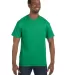 Jerzees 29 Adult 50/50 Blend T-Shirt in Irish green heather front view