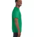 Jerzees 29 Adult 50/50 Blend T-Shirt in Irish green heather side view