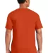 Jerzees 29 Adult 50/50 Blend T-Shirt in Burnt orange back view
