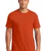 Jerzees 29 Adult 50/50 Blend T-Shirt in Burnt orange front view