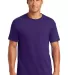 Jerzees 29 Adult 50/50 Blend T-Shirt in Deep purple front view