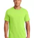 Jerzees 29 Adult 50/50 Blend T-Shirt in Neon green front view