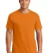 Jerzees 29 Adult 50/50 Blend T-Shirt in Tennessee orange front view