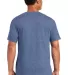 Jerzees 29 Adult 50/50 Blend T-Shirt in Vintage heather blue back view
